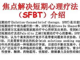 焦点解决短期辅助